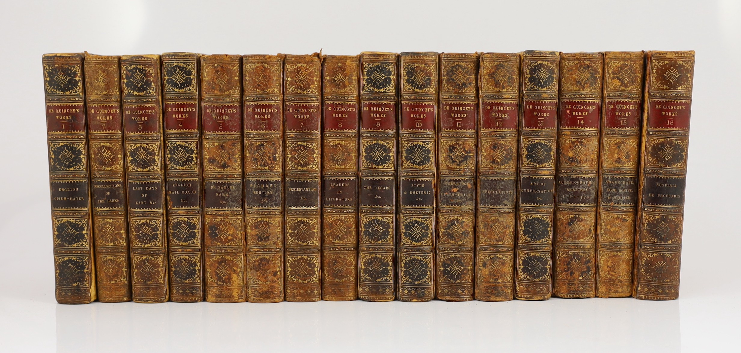 De Quincy works (17 vols)